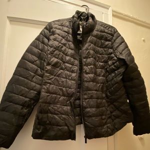 XL Primark, lightweight cropped puffer jacket.